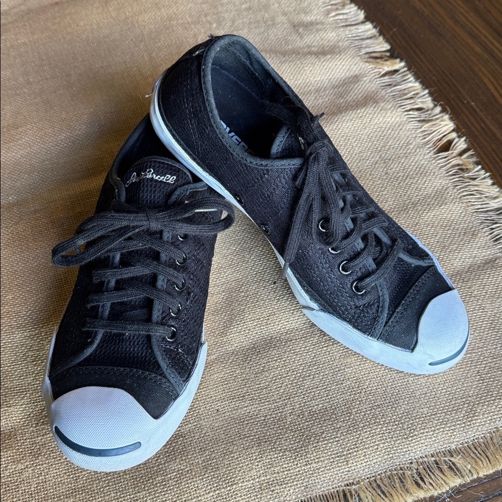 Jack Purcell Black Low Top Sneakers